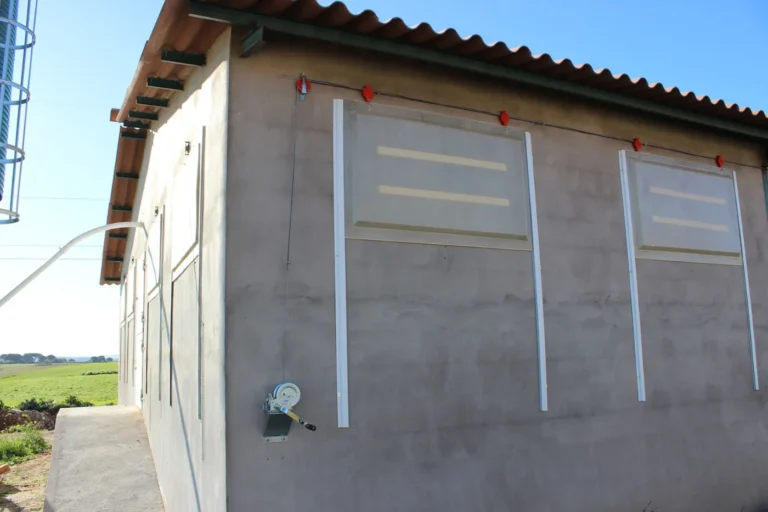 Equipamiento eficiente en una granja porcina