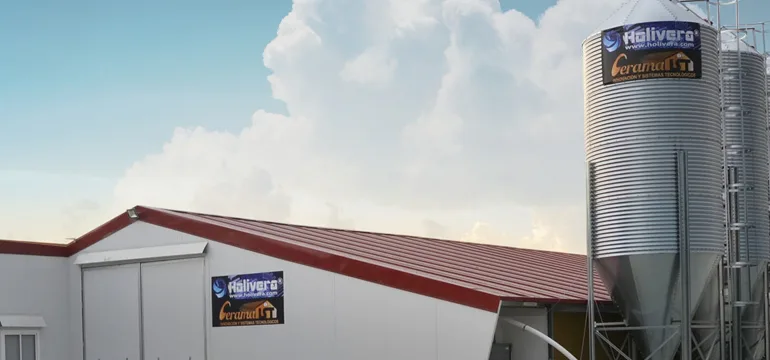 Nave ganadera construida por Cerama Instalaciones